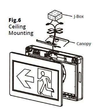 ORTECH OE-126 LED Exit Signs fig (2)