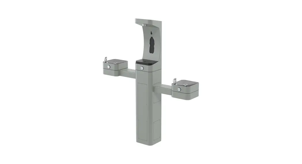 Haws 3612f Outdoor Bottle Filler Dual Drinking Fountain Instruction Manual