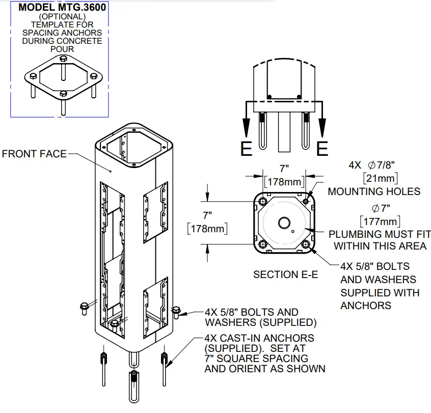 Haws 3612F Outdoor Bottle Filler Dual Drinking Fountain Instruction - fig 8