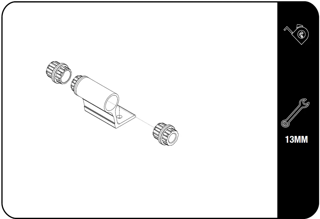 FRONT RUNNER RRAC214 Pro Thru Axle Bike Carrier 06