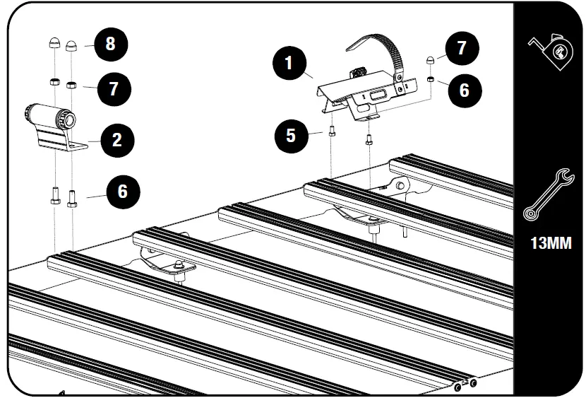 FRONT RUNNER RRAC214 Pro Thru Axle Bike Carrier 09