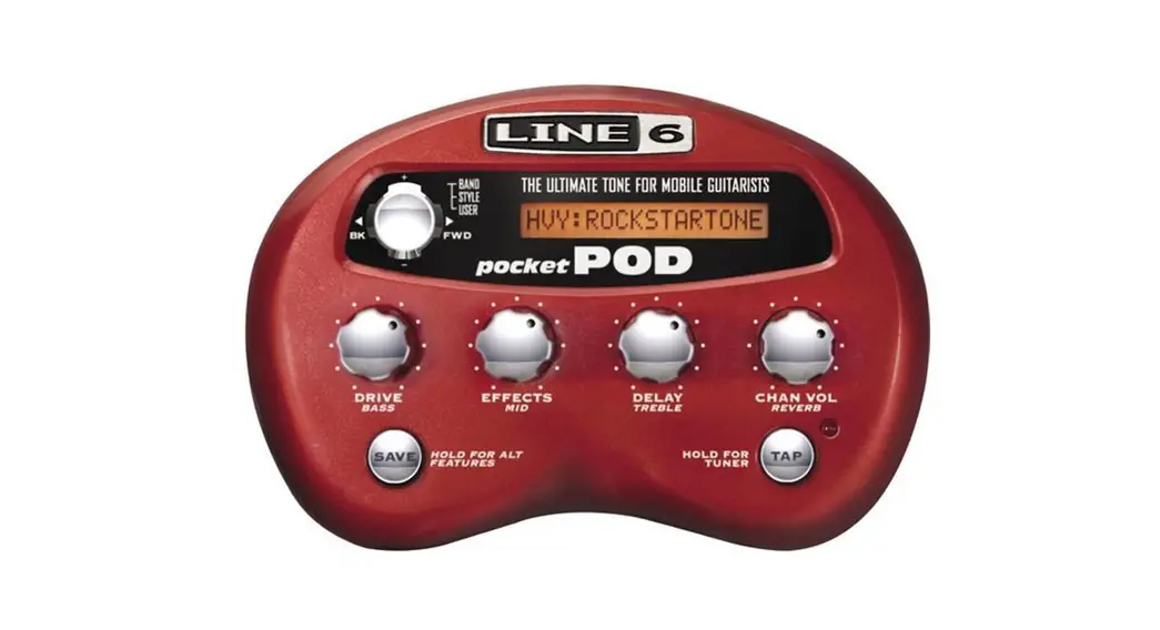 Line6 Pocket Pod Guitar Amp Emulator User Guide