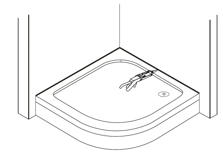sanexo Series Daisy Shower Tray fig 4