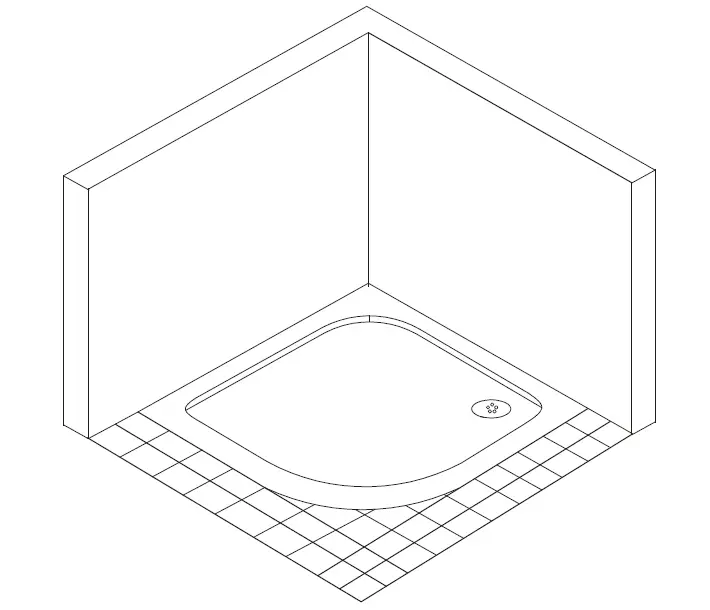 sanexo Series Daisy Shower Tray fig 5