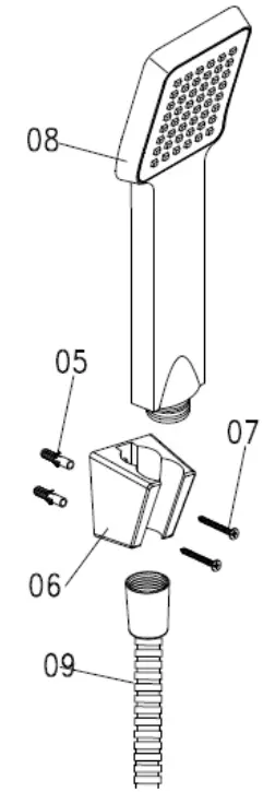 BORMANN Elite BTW5019 Bath Mixer - Mounting Instructions
