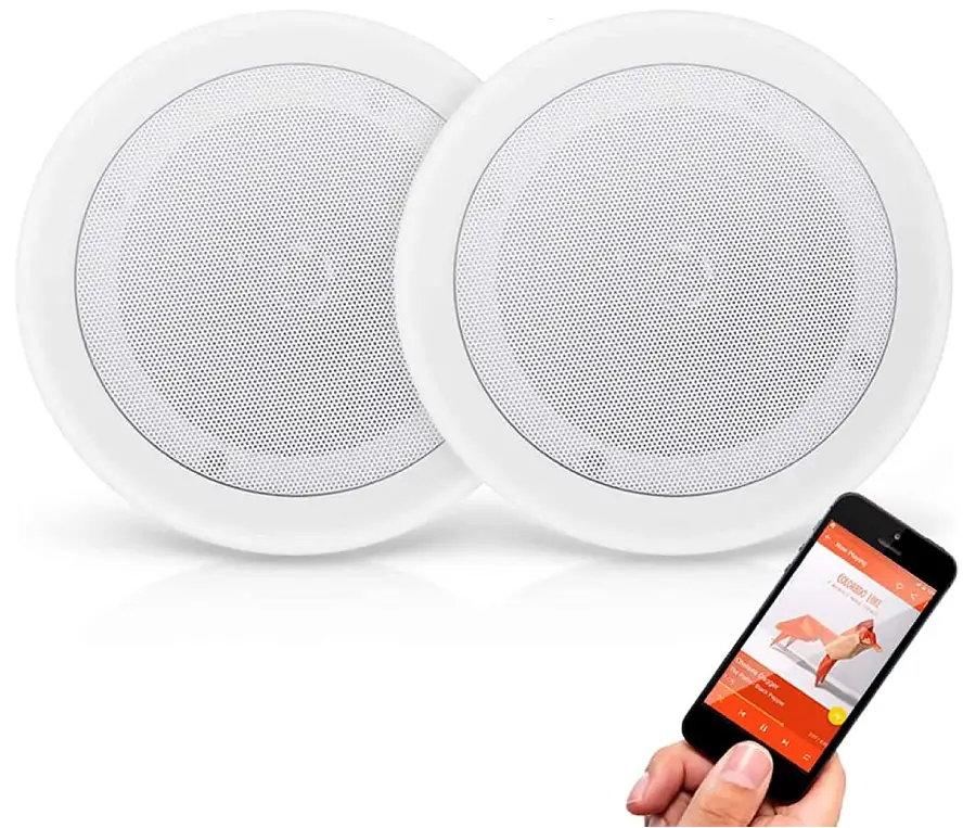 Pyle-PDICBT852RD-BLUETOOTH-CEILING-WALL-SPEAKERS