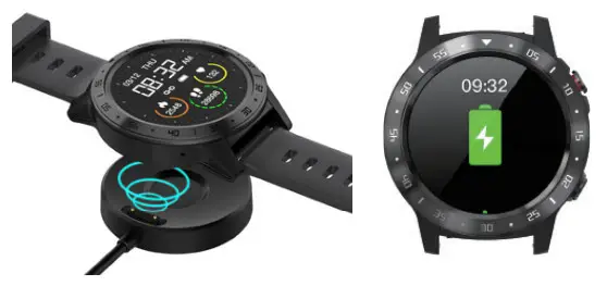 BAUHN AFWGPS-0721 Fitness Watch with GPS -Charging steps