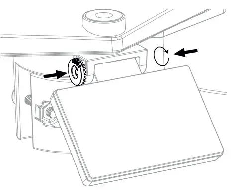FIG 19 ADJUST THE SOLAR PANEL