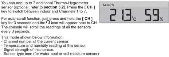 FIG 45 MULTI-CHANNEL AND SCROLL MODE FOR OPTIONAL SENSORS