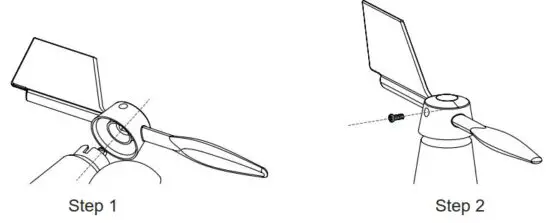 FIG 9 INSTALL WIND VANE