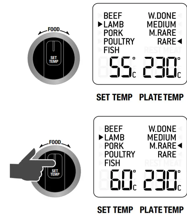 Breville BGR840 Smart Grill Pro- -set time2