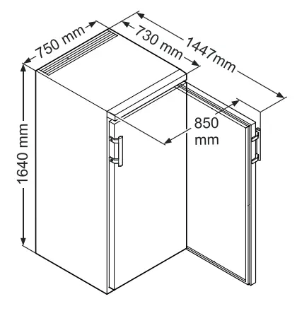 LIEBHERR BKV 5040 Refrigerator - Fig 3