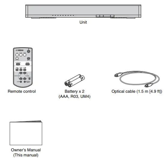 Yamaha SRT-700 TV Speaker Base with Dual Built-in Subwoofers-001