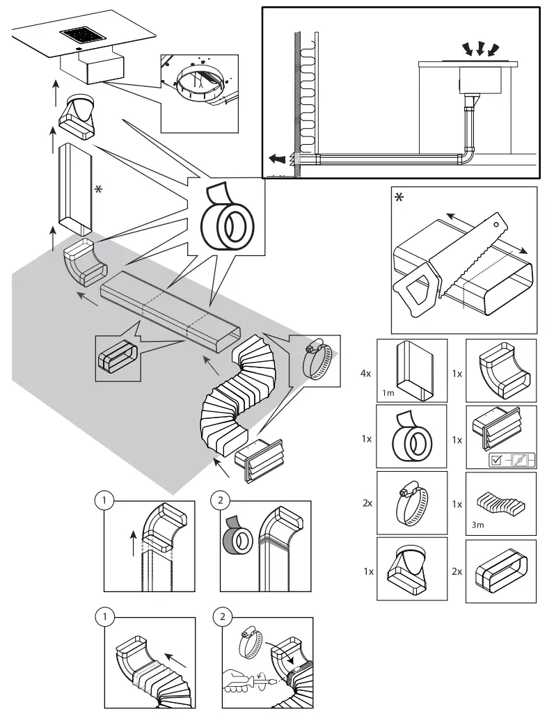 Thermex DOWNDRAFT Kits - fig 10