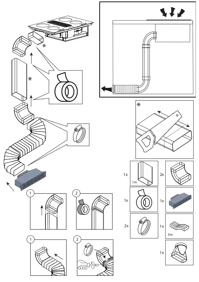 Thermex DOWNDRAFT Kits - fig 4