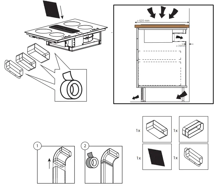 Thermex DOWNDRAFT Kits - fig 7