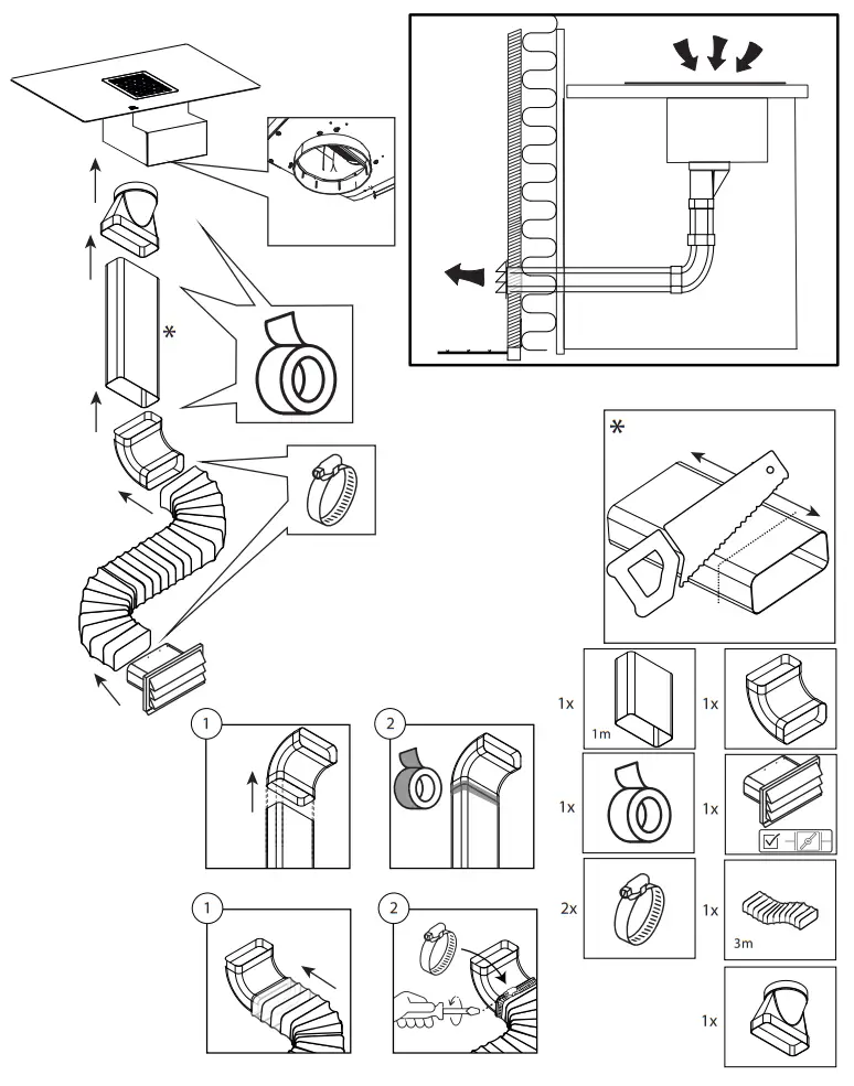 Thermex DOWNDRAFT Kits - fig 9