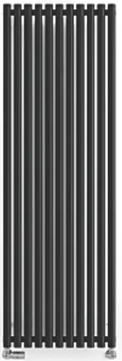 TERMA 4297BTU 1800 x 590mm Black Rolo Room Radiator