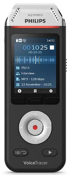 PHILIPS DVT2110, DVT2810 Voice Tracer - Cover