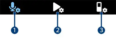 PHILIPS DVT2110, DVT2810 Voice Tracer - Recording settings