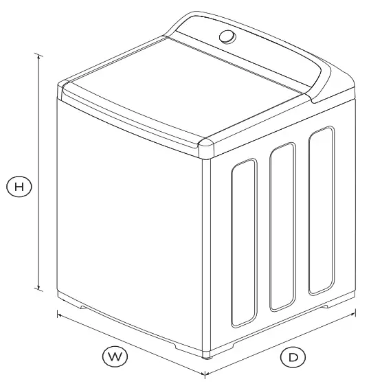 FISHER PAYKEL WA1068G1 Top Loader Washing Machine, 10kg - fig