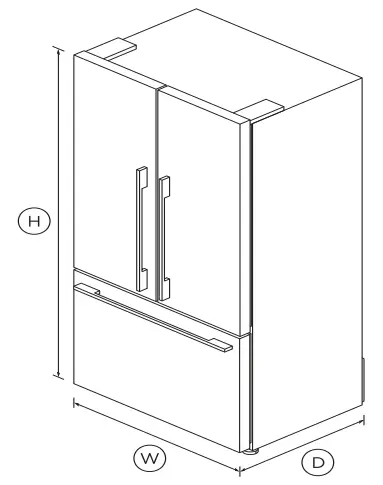 FISHER -PAYKEL-RF610ADJX6-Freestanding-French-Door-Refrigerator-Freezer-fig1