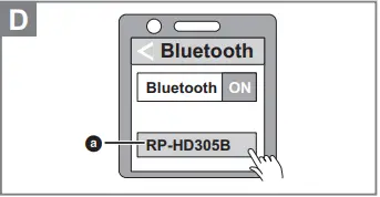 Panasonic RP-HD305B-T Premium Hi-Res Wireless Bluetooth 4
