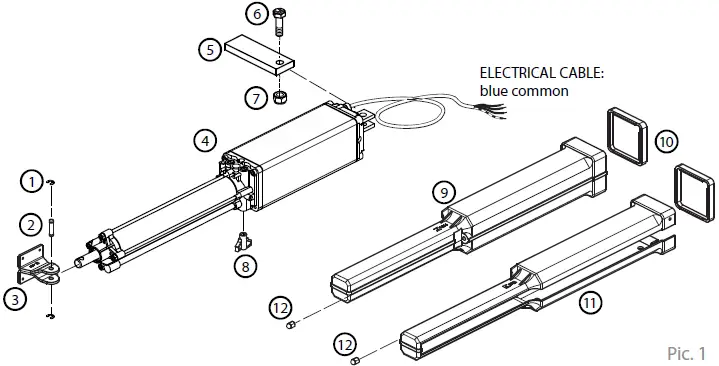 FADINI HINDI 880 SPRINT Oil-Hydraulic-Kit-Operator-for-Swinging-Gates-fig- (1)