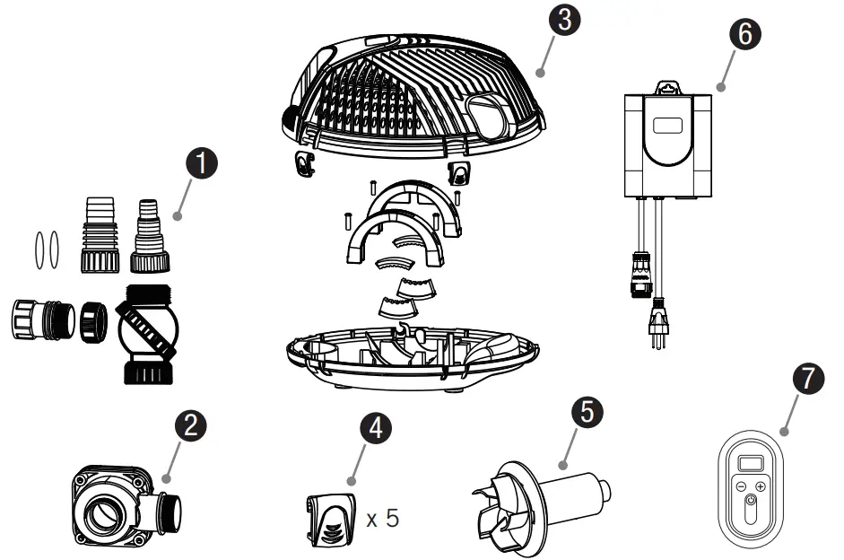 Aquascape 91104 AquaForce 4000-8000 Adjustable Flow Solids-Handling Pond Pump - Fig 19