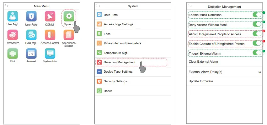Detection Management