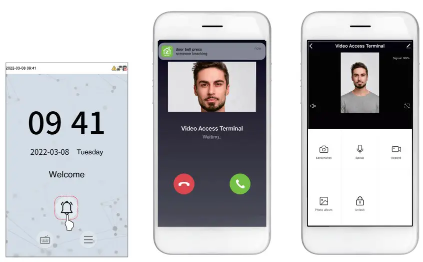 Video Door Phone Connection