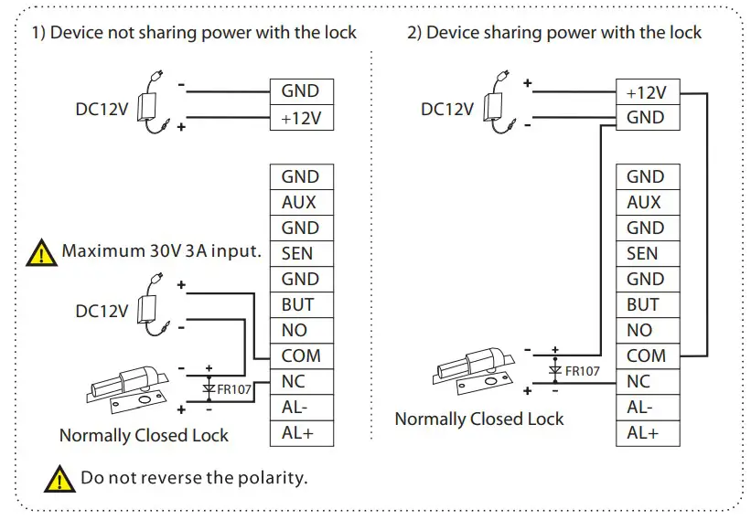Lock Relay Connection