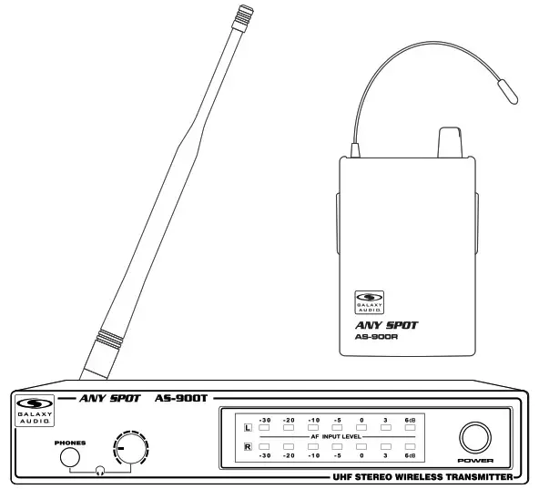 GALAXY AUDIO AS 900 Any Spot Wireless Personal Monitor - cover