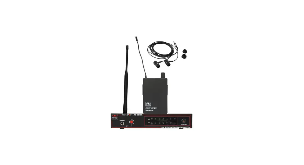 Galaxy Audio As-900 Any Spot Wireless Personal Monitor User Manual