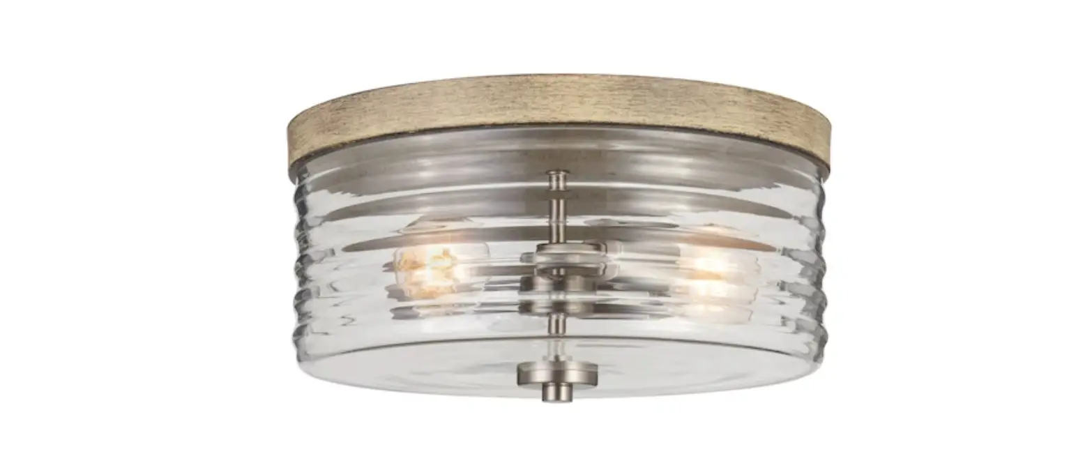 Kichler 38261 Maritime 3-light Flush Mount Ceiling Fixture Instruction Manual