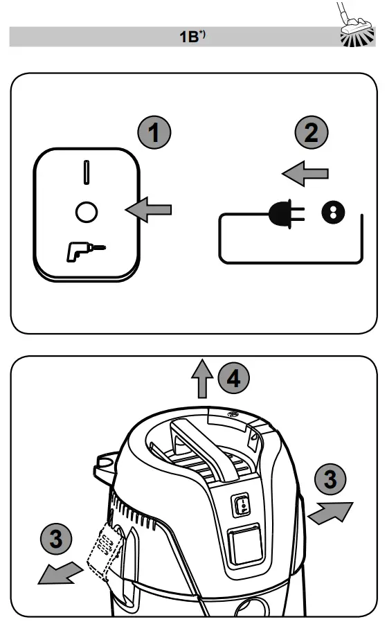 AERO 26 EPA Contractor Grade Wet/Dry Control/Operation illustration