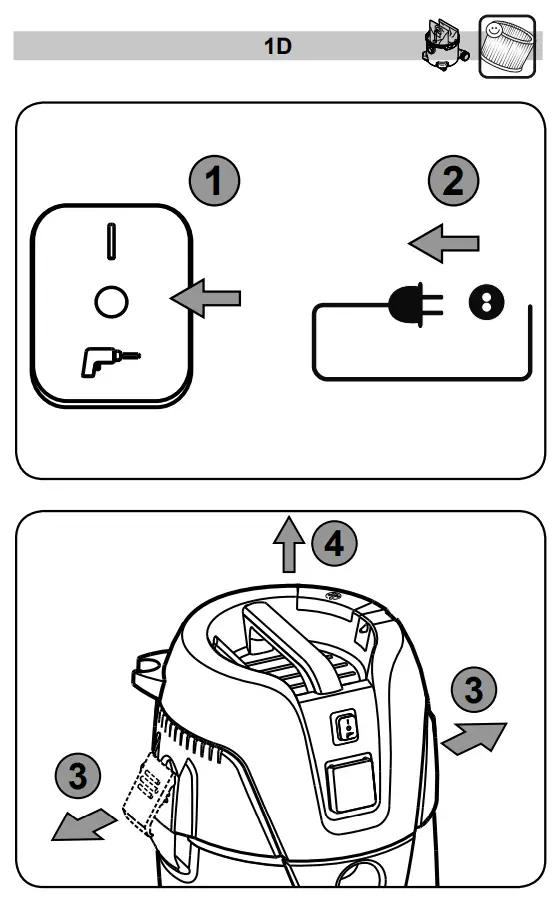 Replacement of filters