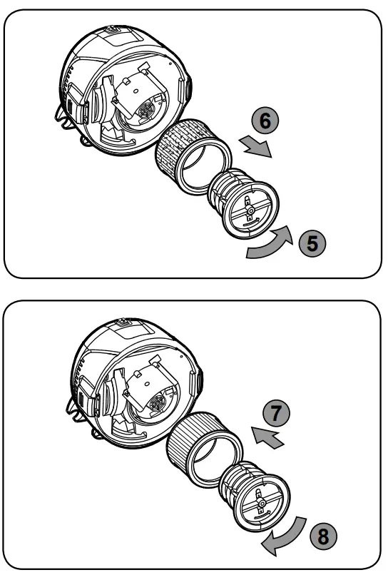 Replacement of filters