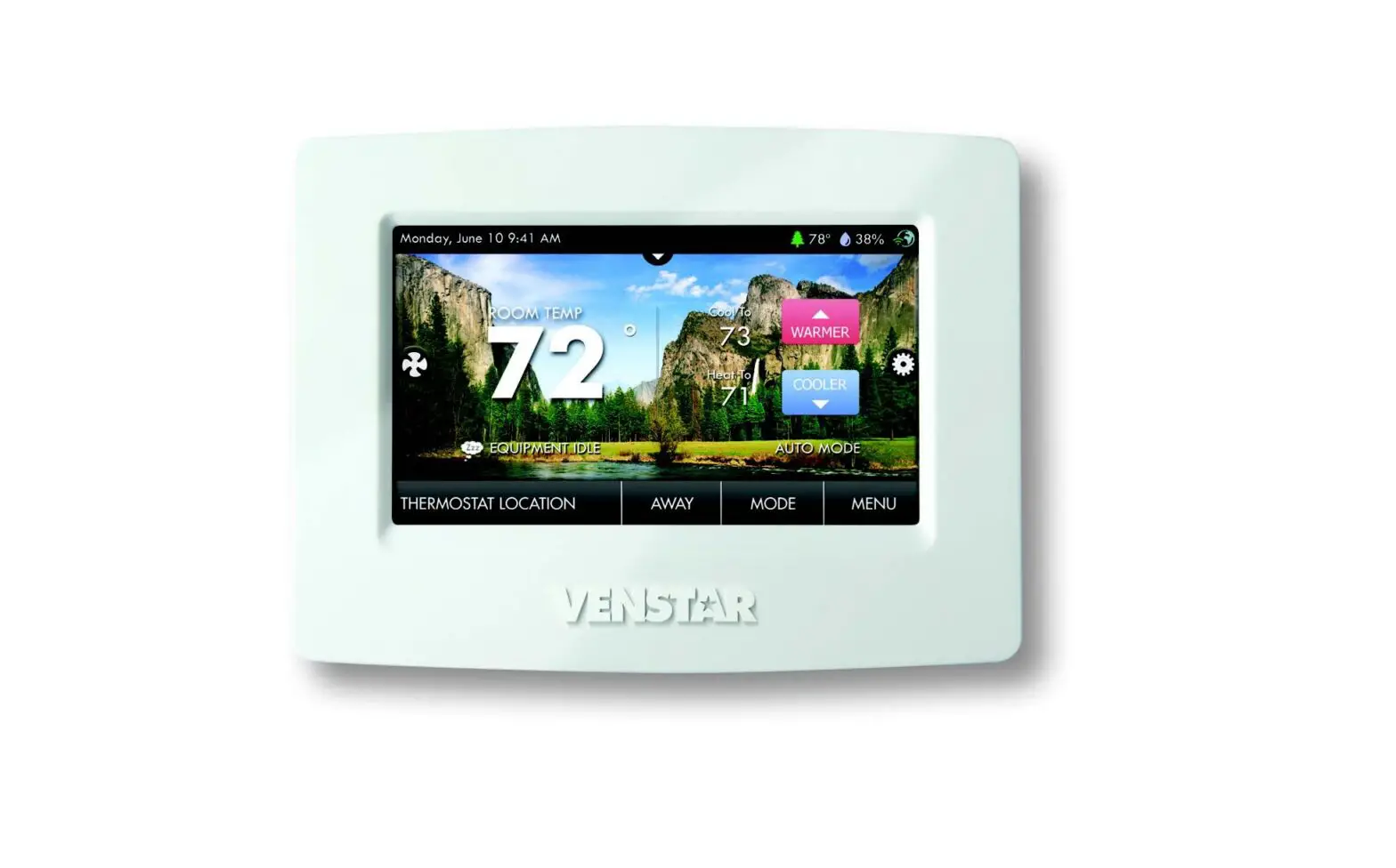 Venstar T7850 Touchscreen Digital Thermostat Quick Setup Guide