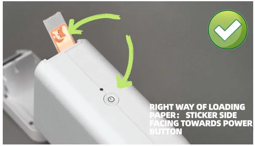 NIIMBOT D11 Label Maker Machine Instructions - How can I know if I'm loading the rolls correctly