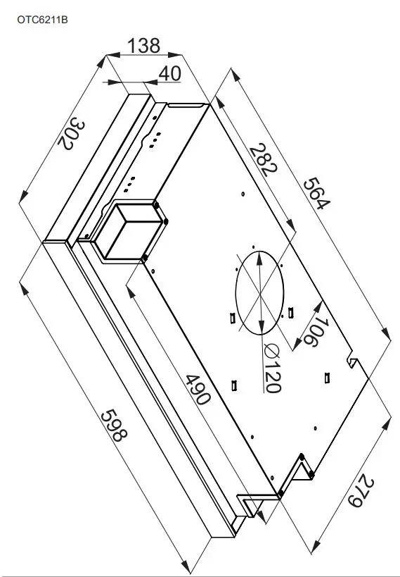 Amica OTC6211B Kitchen Extractor Hood Instruction Manual - How to use