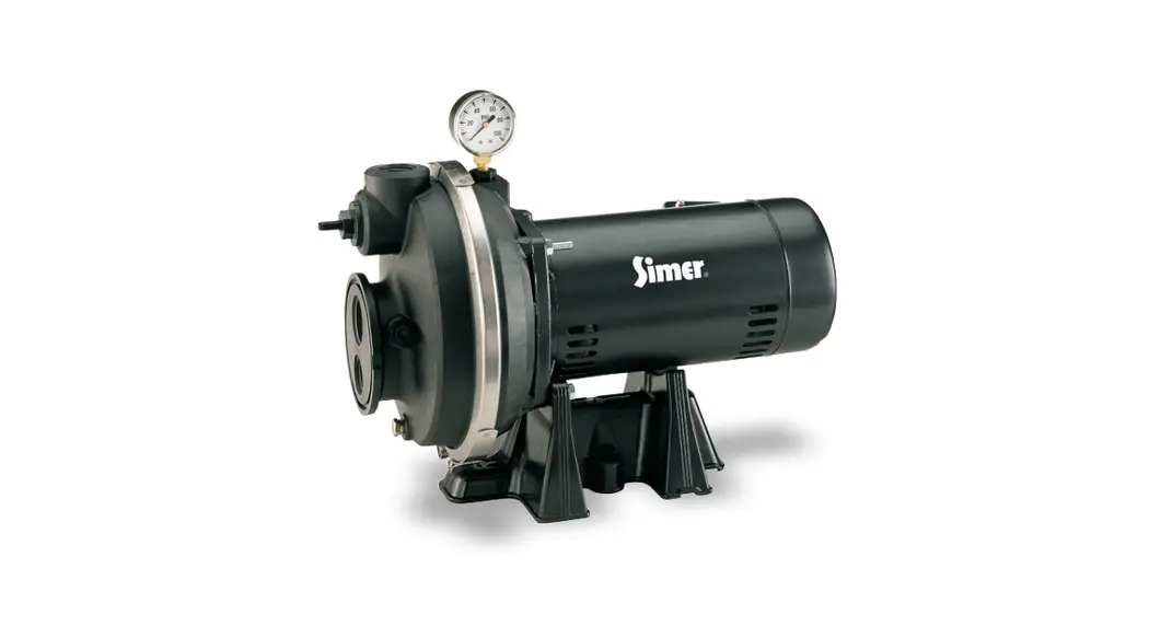 Simer 3305p Convertible Deep Well Jet Pumps Owner's Manual