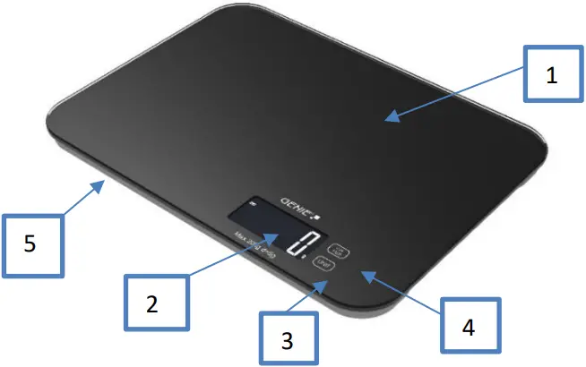 GENIE DPS20 Digital Letter Scale 1