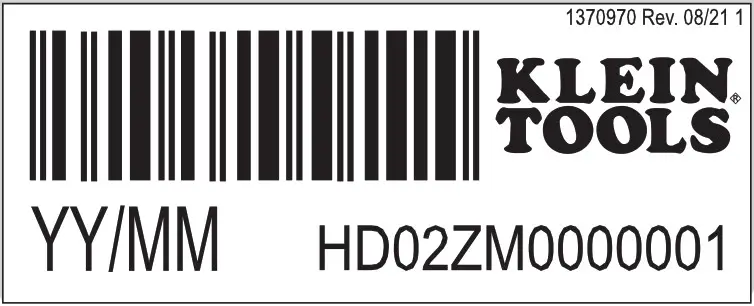 KLEIN TOOLS 60452 High Temperature Hard - BAR Code 2