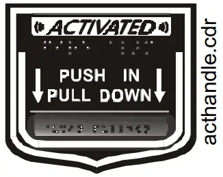 FIre-LITe ALarms BG-12LRA Agent Release Pull Station - fig 1