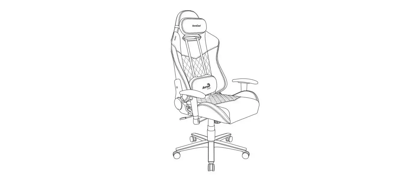 Aerocool Duke Aerosuede Computer Chair User Manual