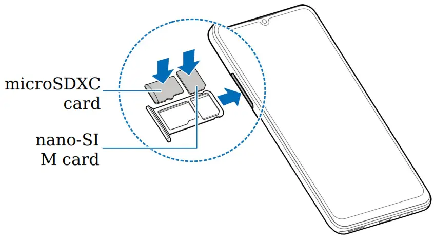 ZTEA7050 Blade V41 Smartphone - SIM card1