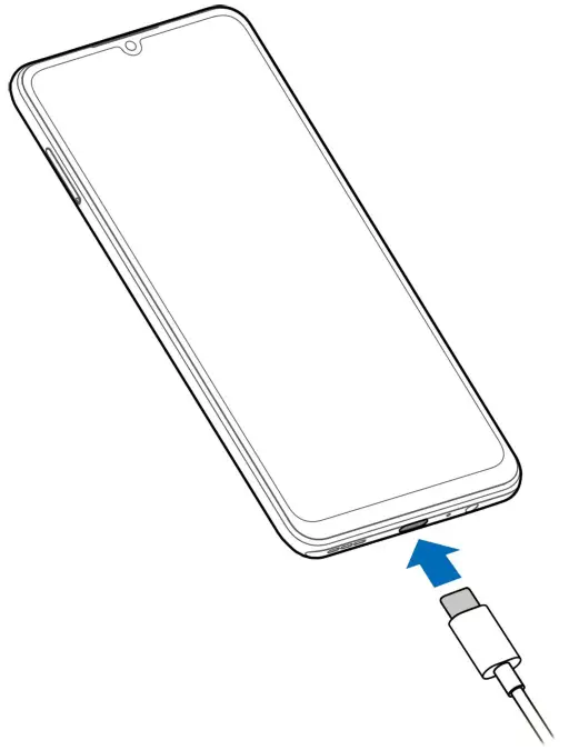 ZTEA7050 Blade V41 Smartphone - charger