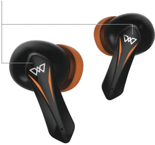 WINGS Phantom 550 Wireless Earbuds - call controls