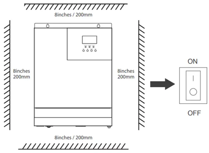 Temank 3000W Solar Inverter Pure Sine Wave 24V 120V Off-Grid Power Inverter - fig 1
